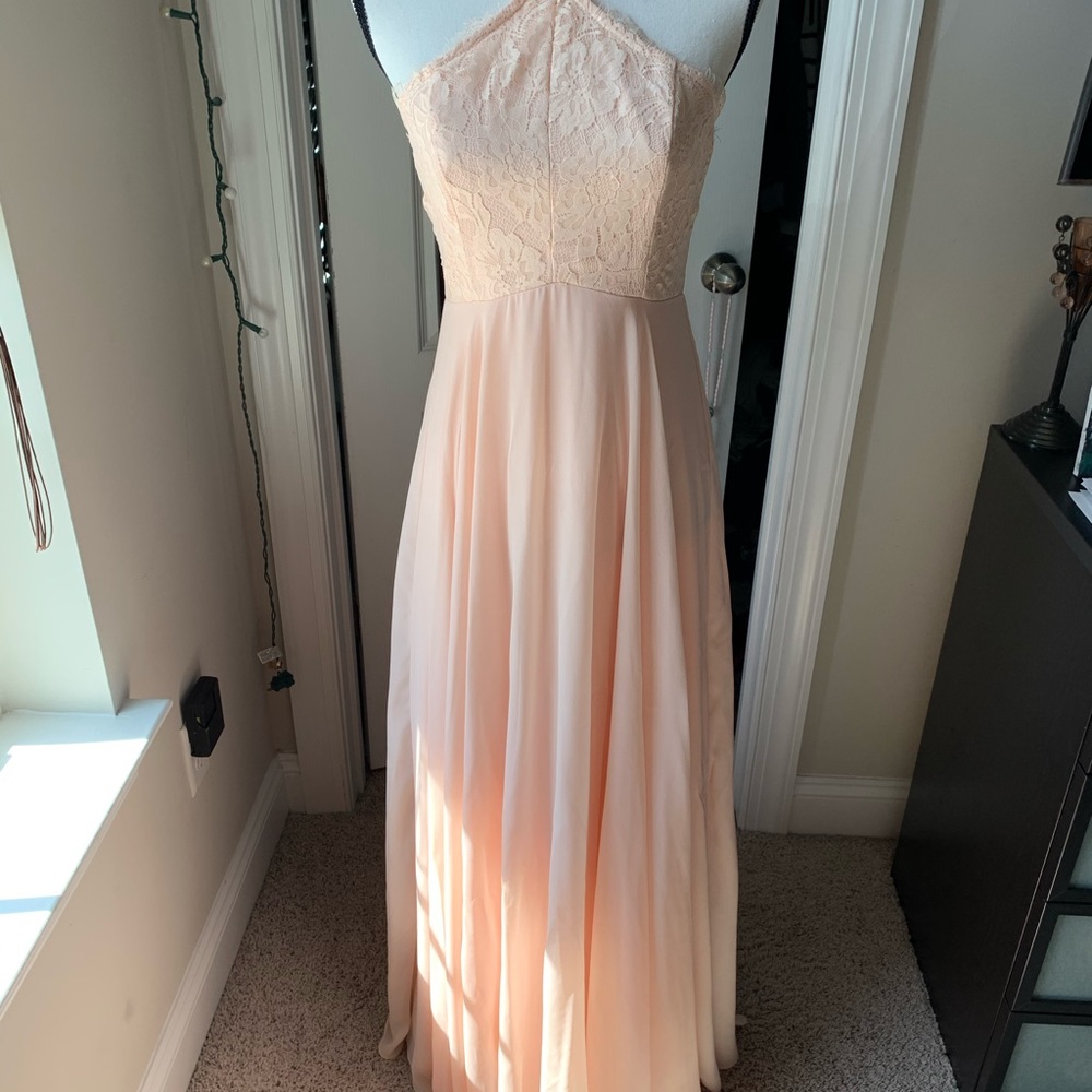 Lulus beautiful light pink dress